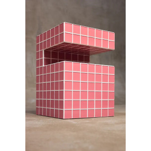 Кавовий столик Cube Shelf 50/40 см. Tile 5 см